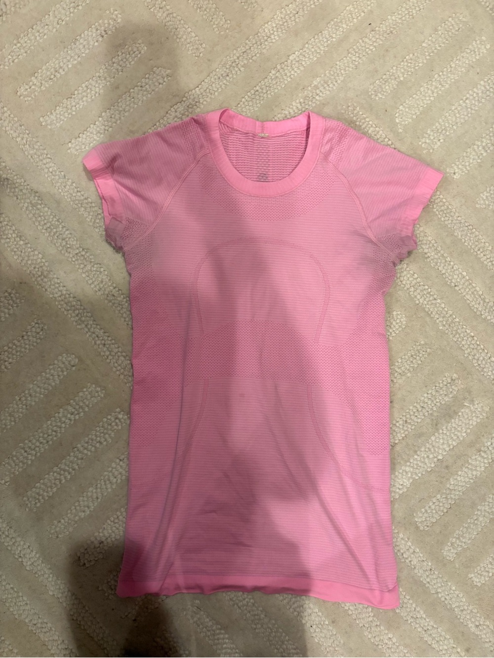 lululemon athletica Pink Short Sleeve Tee